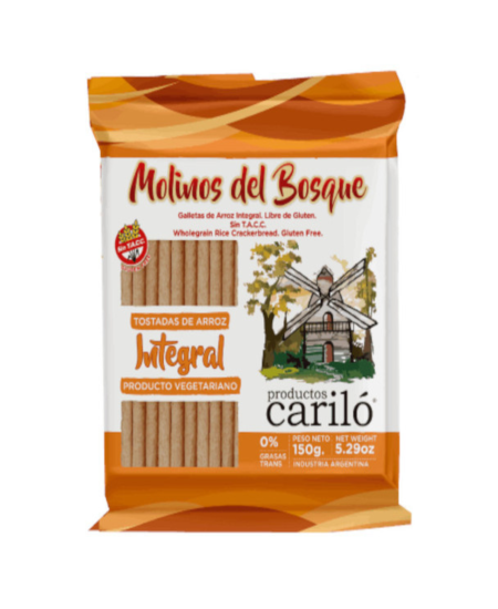 Tostadas de arroz Integral - Molinos del Bosque